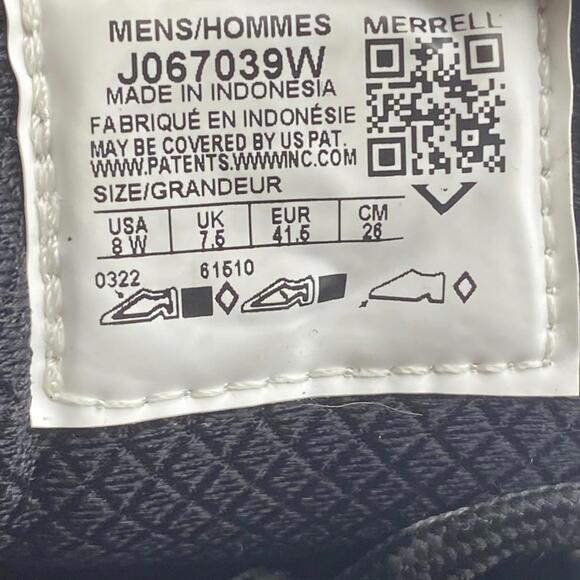 Merrell Moab Speed GTX Goretex Black/Asphalt Men's 8W Wide) J067039W - Picture 9 of 11